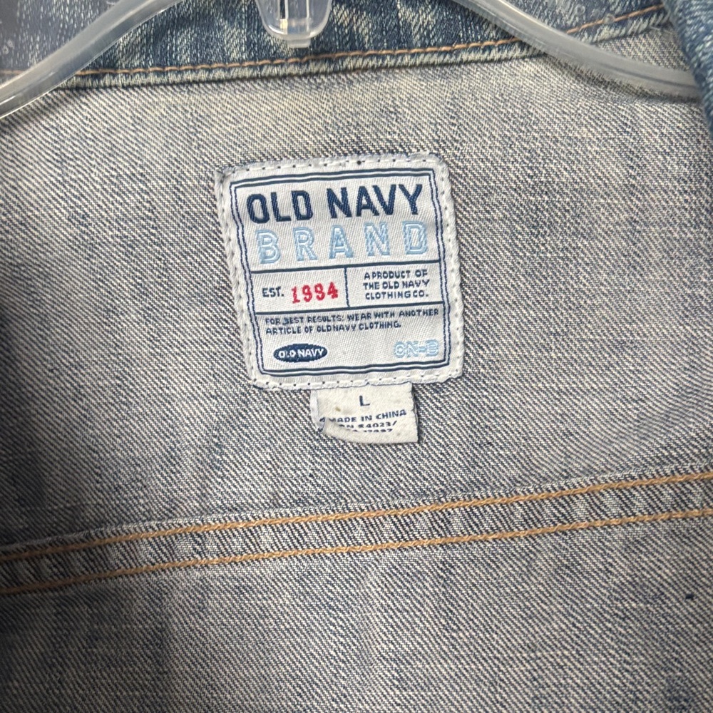 Old Navy Classic Blue Jean Jacket - Picture 2 of 4